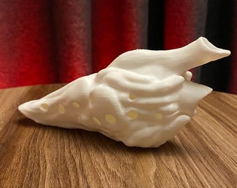 Jurassic Park Functional Velociraptor Resonating Chamber 3D Printed Jurassic Park Fan Gift