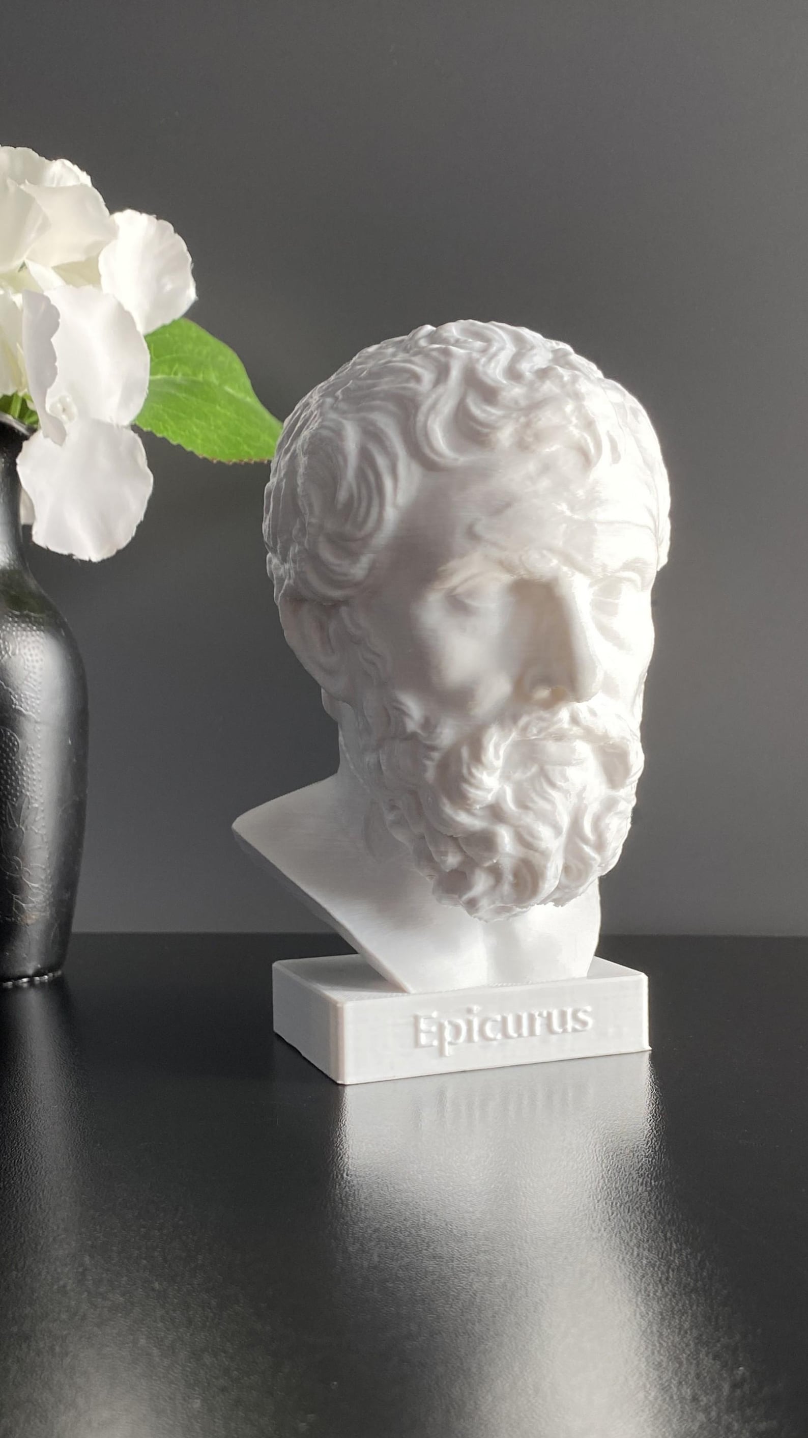 Epicurus Bust: 6-inch Ancient Greek Philosopher Statue - Etsy