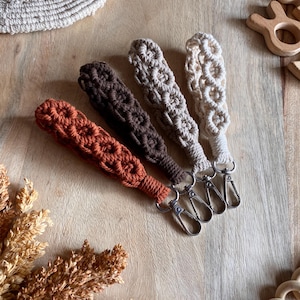 Macrame Wristlet Keychain | Boho Keychain