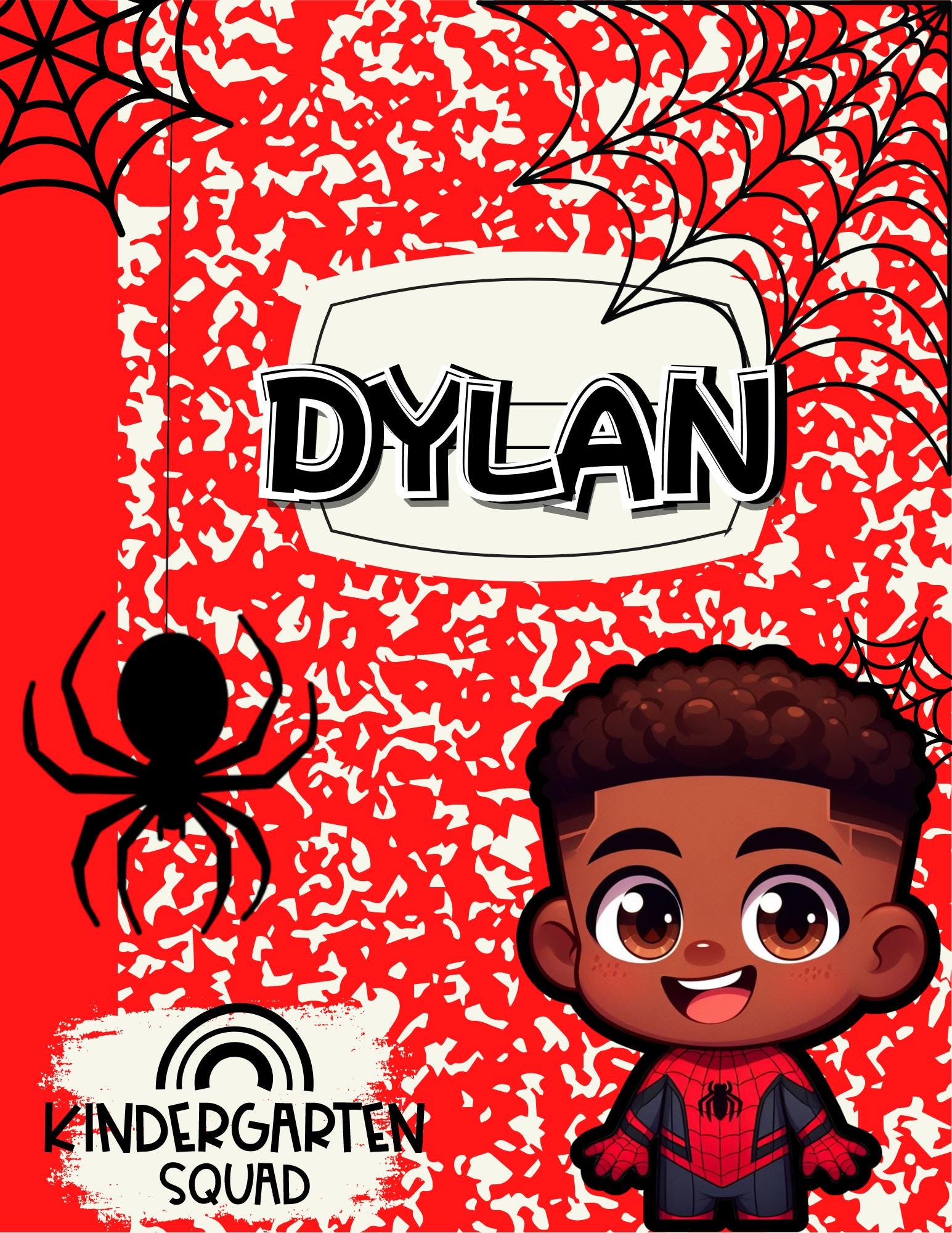 Composition Notebook Template Canva Pro Template Back to School