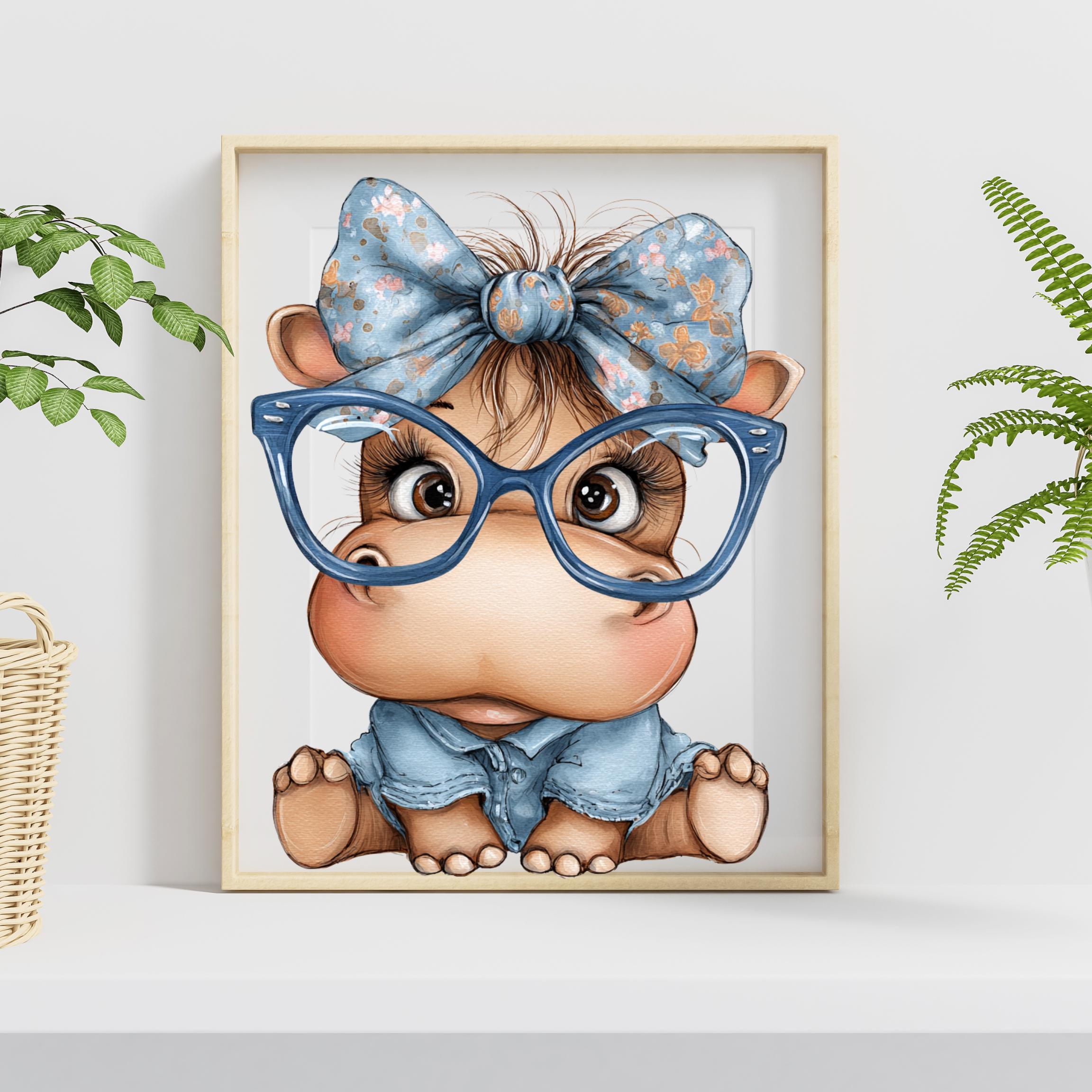 Baby Hippo Bow - Etsy display picture 3