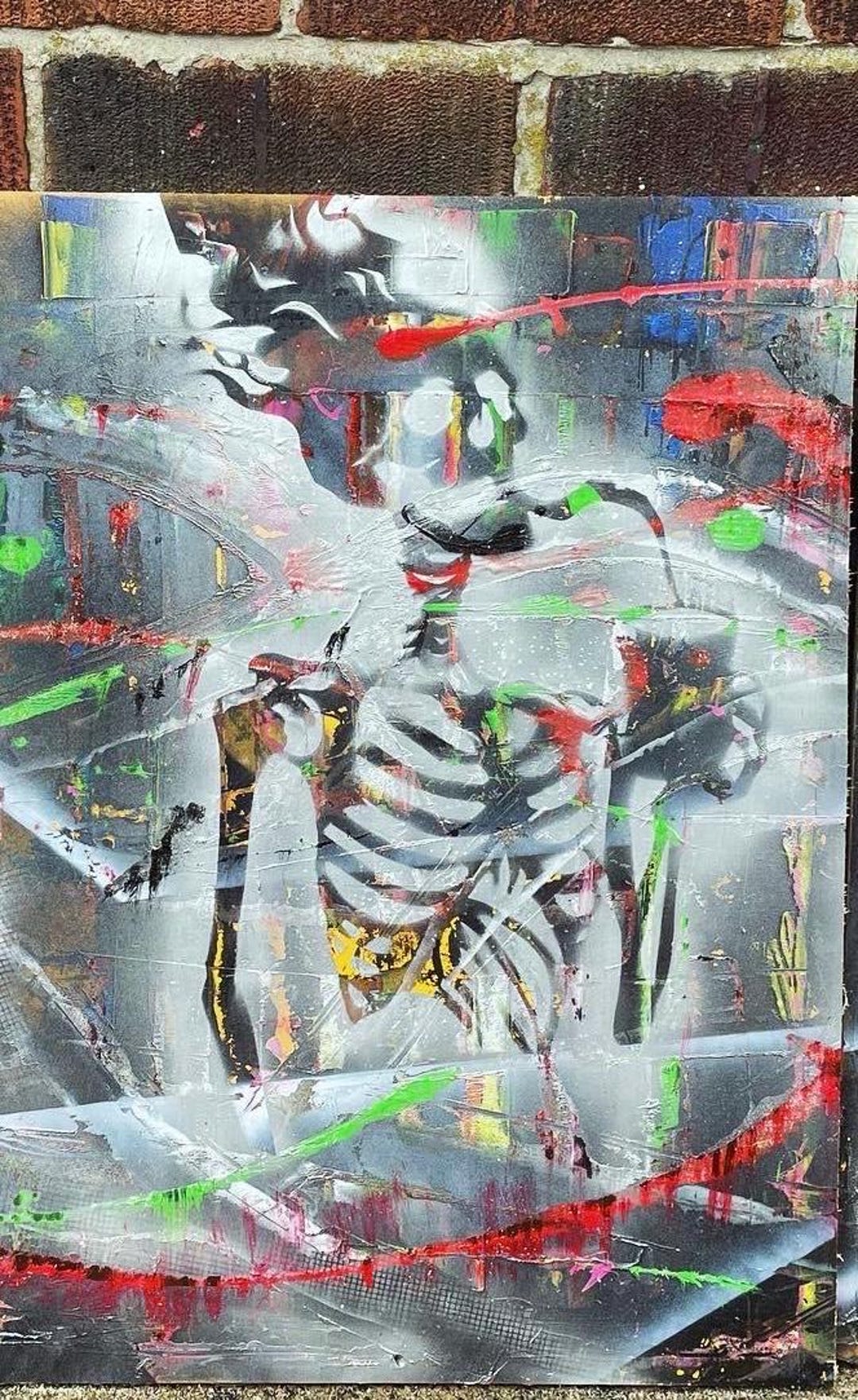 Street Art Skeleton Etsy street-art-skeleton-etsy