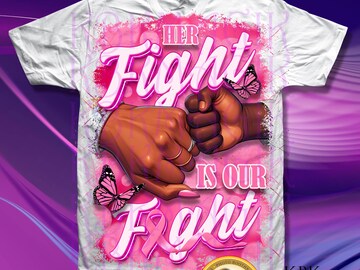 Breast Cancer, Her Fight Is Our Fight PNG