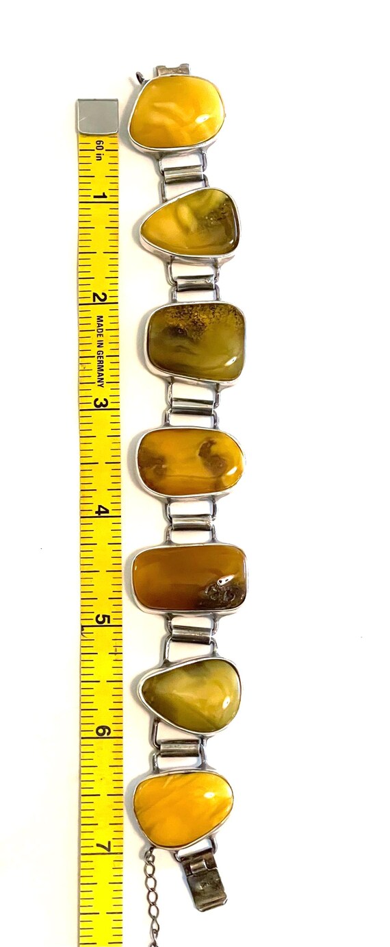 Baltic Amber Link Bracelet - image 5