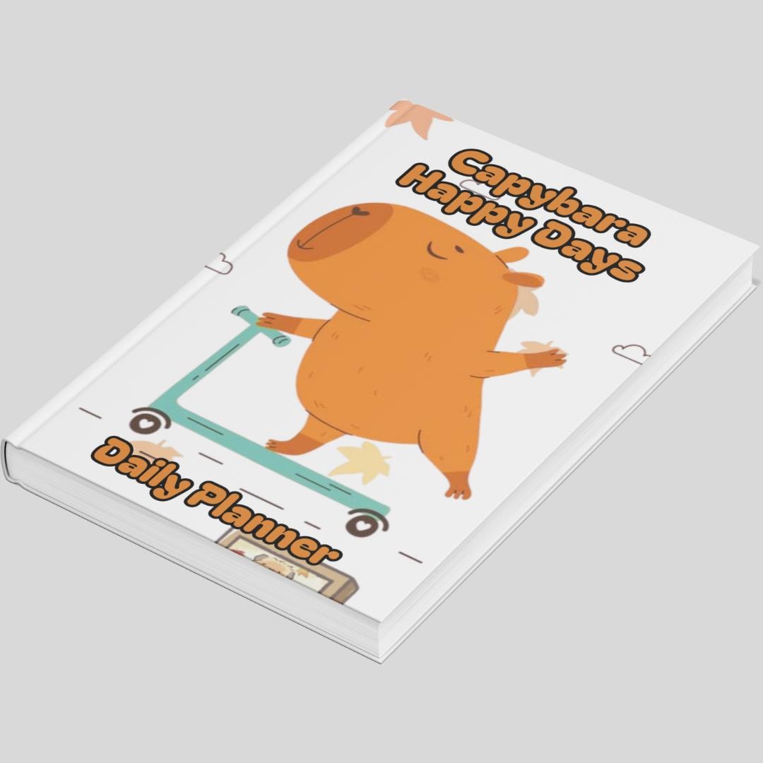 Capybara Happy Days Digital Daily Planner - Etsy