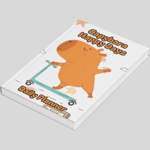 Capybara Happy Days Digital Daily Planner