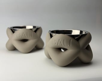 Personalized Elevated Dog Bowl Holder: Healthy Back, Custom Name, 330 ml Metal Bowl
