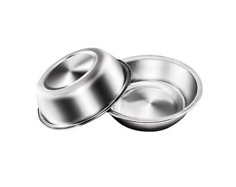 Stainless Steel Dog Bowl - 330/900ml ml Metal Pet Bowl