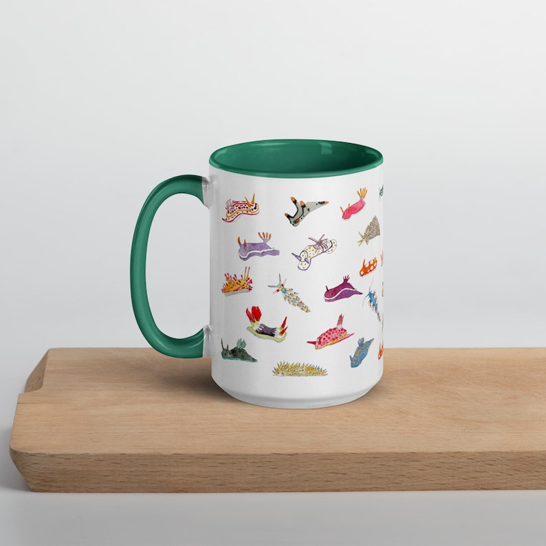 Nudibranch Mug, Scuba Diver Gift, Ocean Lover Gift, Nudibranch Gift, Marine Biology Mug, Nudibranch Lover Mug, Nautical Ocean Animal Gift, image 8