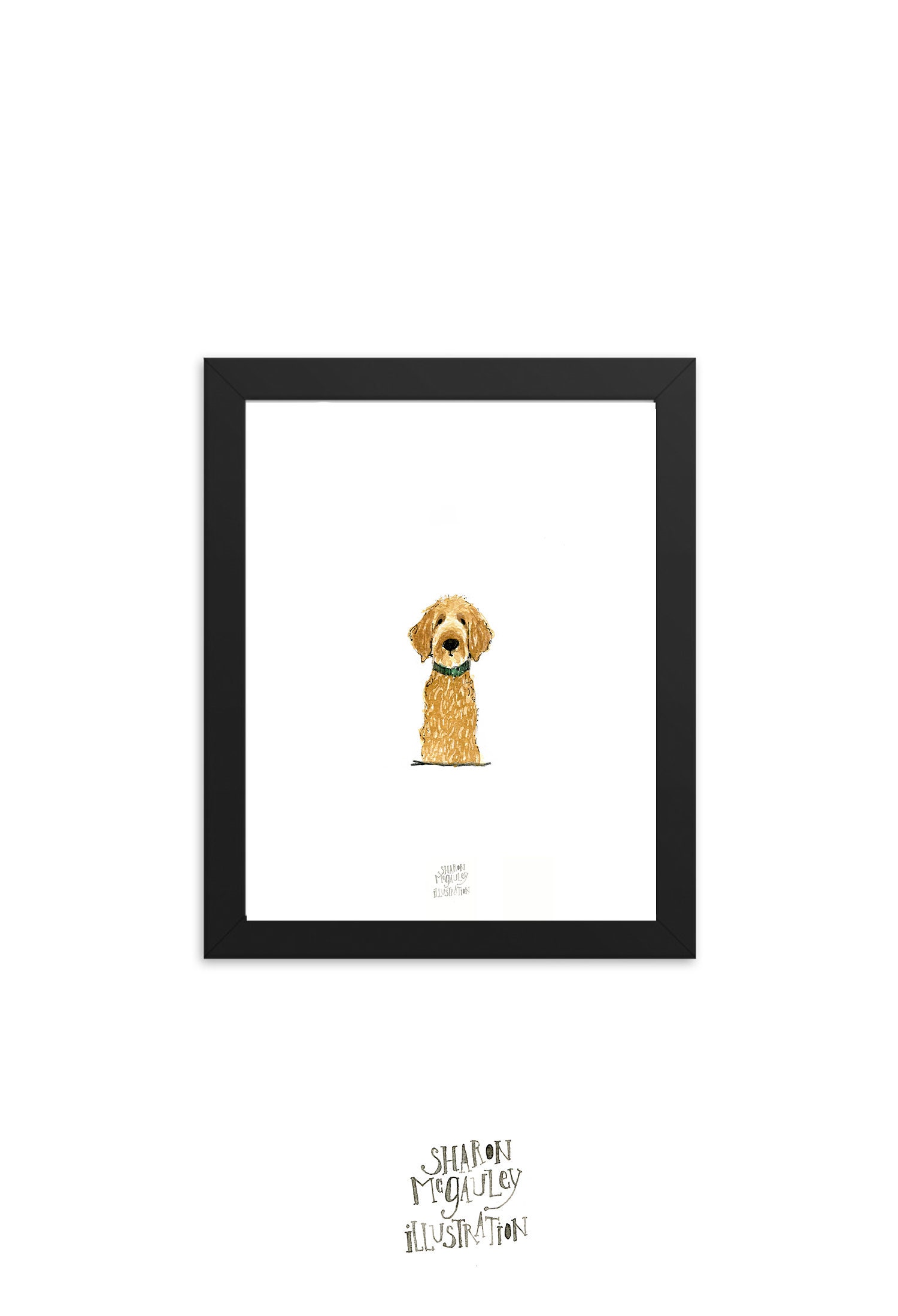 Doodle Dog Wall Art Labradoodle Art Print Goldendoodle Pet | Etsy
