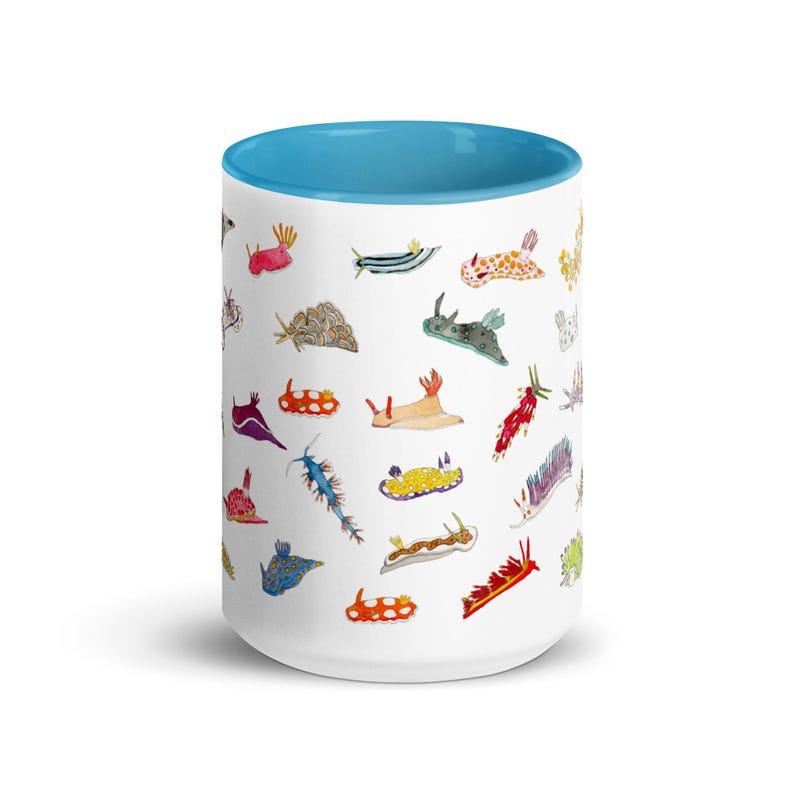 Nudibranch Mug, Scuba Diver Gift, Ocean Lover Gift, Nudibranch Gift, Marine Biology Mug, Nudibranch Lover Mug, Nautical Ocean Animal Gift, image 4