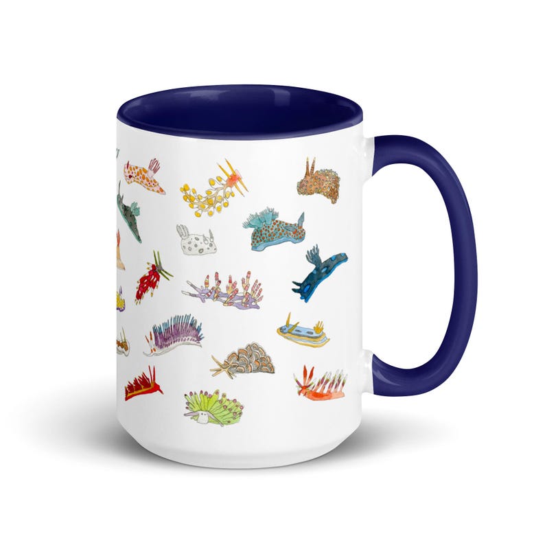 Nudibranch Mug, Scuba Diver Gift, Ocean Lover Gift, Nudibranch Gift, Marine Biology Mug, Nudibranch Lover Mug, Nautical Ocean Animal Gift, image 7