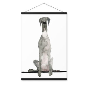 Great Dane Art Print, Great Dane Wall Art