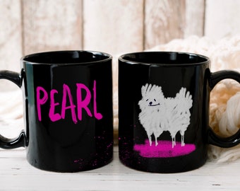 Custom Dog Mug, Modern Custom Pet Mug, Fun Pet Gift, Trendy Pet Gift, Dog Lover Gift, Cat Lover Gift, Personalized Cat Mug, Dog Mom Gift