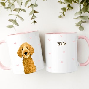 Goldendoodle Dog Mug, Labradoodle Mug, Doodle Dog Gift, Dog Coffee Mug, Doodle Lover gift, Mothers Day, Valentines Day Gift, Dog Lover Gift