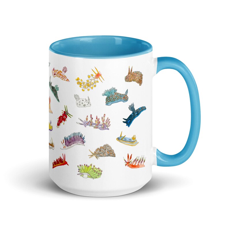 Nudibranch Mug, Scuba Diver Gift, Ocean Lover Gift, Nudibranch Gift, Marine Biology Mug, Nudibranch Lover Mug, Nautical Ocean Animal Gift, image 5