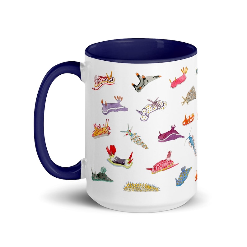 Nudibranch Mug, Scuba Diver Gift, Ocean Lover Gift, Nudibranch Gift, Marine Biology Mug, Nudibranch Lover Mug, Nautical Ocean Animal Gift, image 9