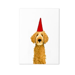 Doodle Dog Birthday Card, Labradoodle Birthday Card, Goldendoodle Birthday Card, Cute Doodle Birthday Gift image 2