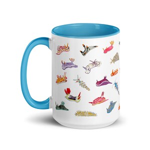 Nudibranch Mug, Scuba Diver Gift, Ocean Lover Gift, Nudibranch Gift, Marine Biology Mug, Nudibranch Lover Mug, Nautical Ocean Animal Gift, image 3