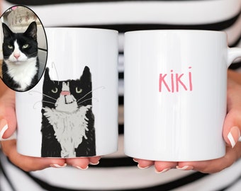 Custom Cat Mug, Cat Lover Gift, Cat Coffee Mug, Cat Mom Gift, Cat Lady Mug, Mothers Day Gift, Valentines Day, Pet Loss Gift, Cat Memorial