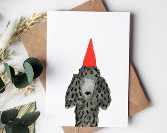 Black Poodle Birthday Card, Black Poodle Birthday Gift, Birthday Card, Poodle Lover Card, Dog Birthday Card, Dog Lover Birthday, Poodle Mom