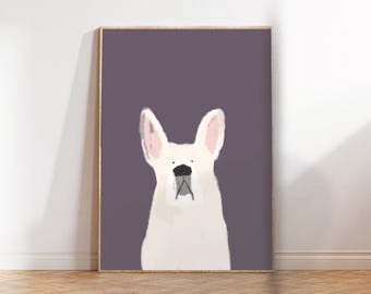 Custom Pet Portrait, Custom Pet Art Print, Unique Dog Portrait, Fun Dog Art, Simple Pet Poster, Minimalist Cat Art, Custom Dog Portrait