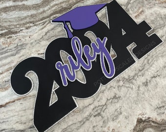 2024 Graduation Sign, Senior Pictures, Photography Prop, Grad Party Decor, High School College University Medical Law School Graduation Gift