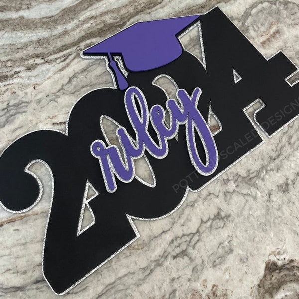 2024 Graduation Sign, Senior Pictures, Photography Prop, Grad Party Decor, High School College University Medical Law School Graduation Gift