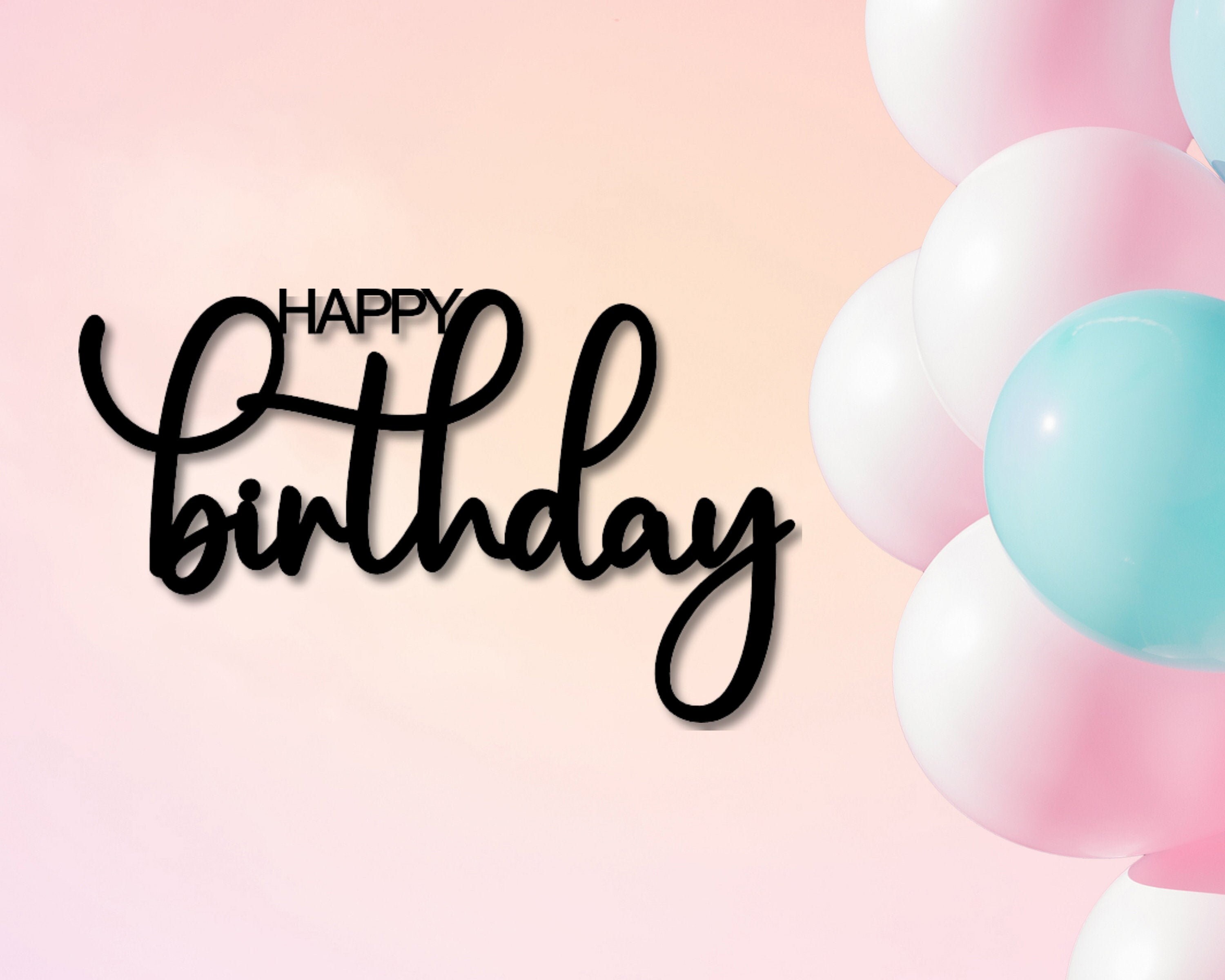 Happy Birthday Schild Große Partyschilder Kulisse | Etsy