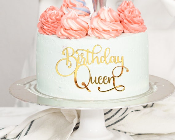 CAKE TOPPER IN PLEXIGLASS A SPECCHIO BUON COMPLEANNO ROSA GOLD 20 CM - Foto 7