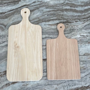 Wood Charcuterie and Cutting Board with Handle, Engraved and Personalized for Gifting at Housewarmings and Weddings image 7