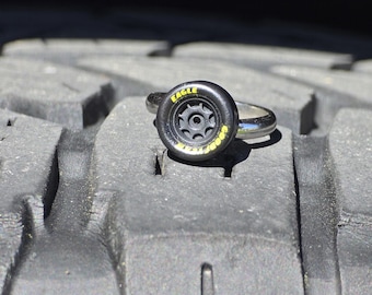 Stock Car Racing 1/64 Tire Ring - Adjustable w/ Stainless Steel Plain Band