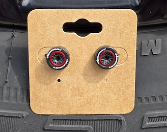Mich Sports Car Racing 1/64 Tire Earrings - Post