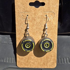 Formula Open Wheel Fer Rear Tyre 1/43 Scale Earrings 2023