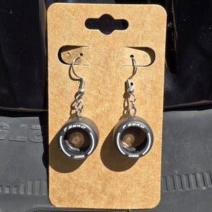 Formula Open Wheel Hards Rear Tyre 1/43 Scale Earrings - No Wheels