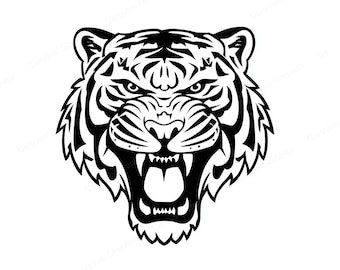 Tiger Head SVG & PNG