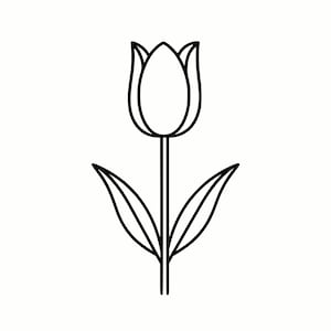 Classic Tulip SVG & PNG Graphic