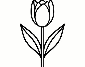Tulip SVG & PNG Graphic