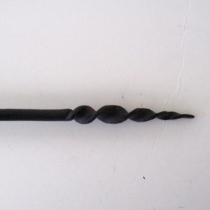 Curtain rod spiral ends different sizes custom sizes black bronze lightweight