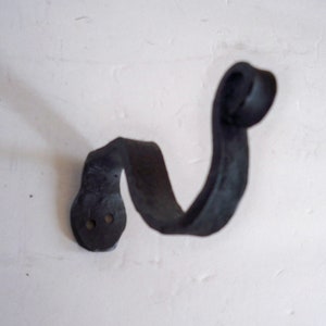 One Curtain rod black iron hook for dowel  different sizes sold as individual