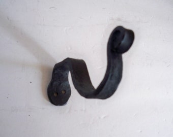 Black Iron curtain rod hooks for different size dowels  heavy duty sold as a pair