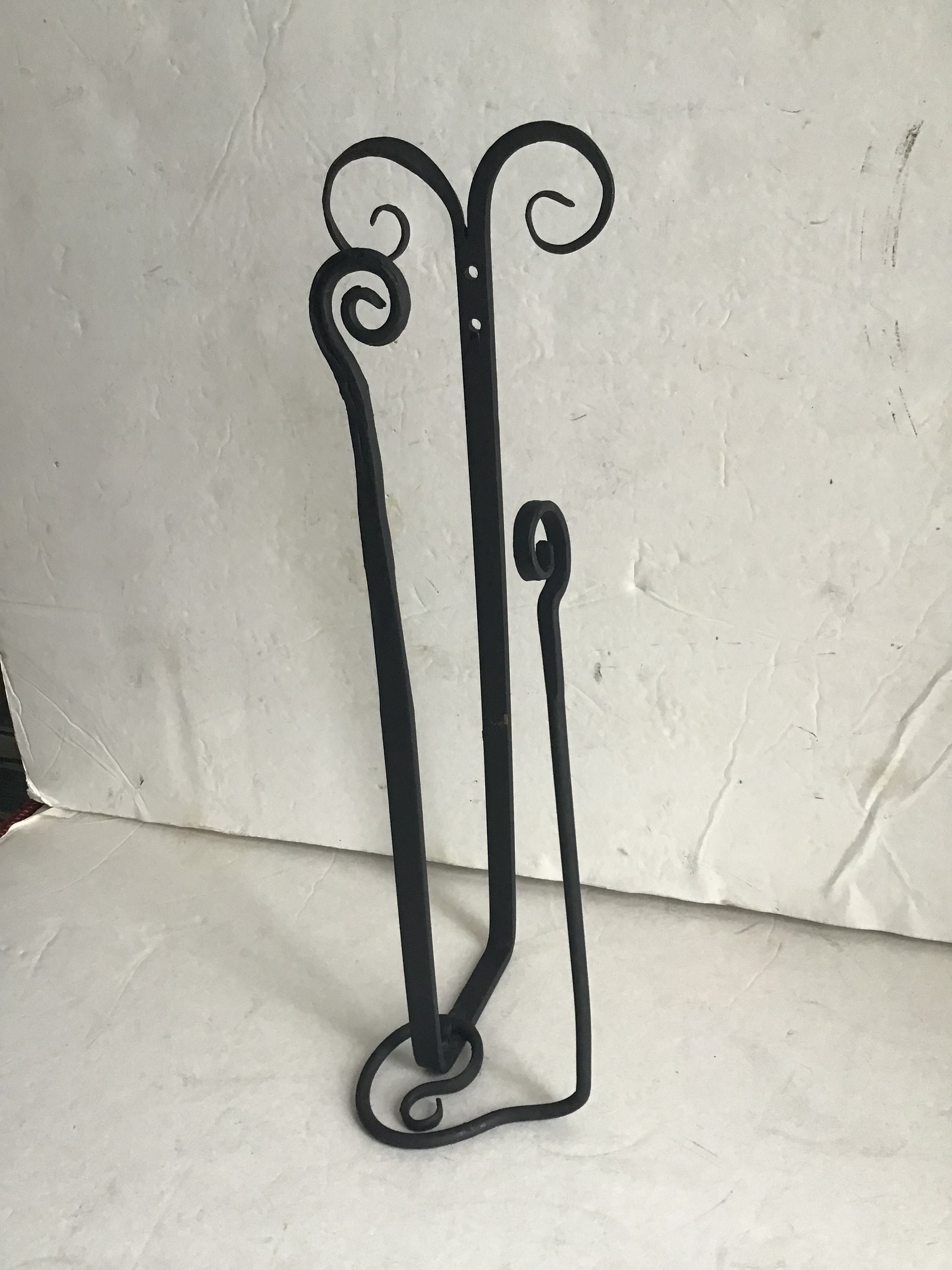 Paper Towel Holder Iron Hanger Vertical Wall Cabinet Mounted Horizontal  Under Cabinet Black Bronze Copper Scrolls Hand Forged -  Israel