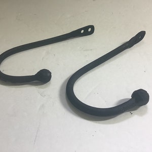 Tie backs ball ends two sizes iron holdbacks curtain tie backs set of 2