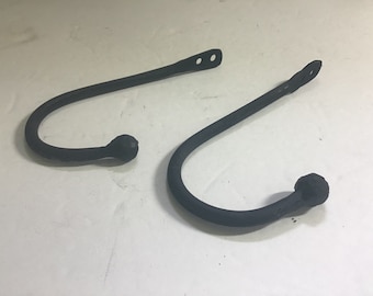 Tie backs ball ends two sizes iron holdbacks curtain tie backs set of 2