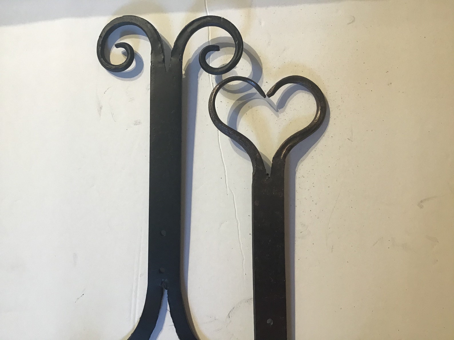 Wall Plate Holder Iron Black Copper Bronze Different Sizes Etsy
