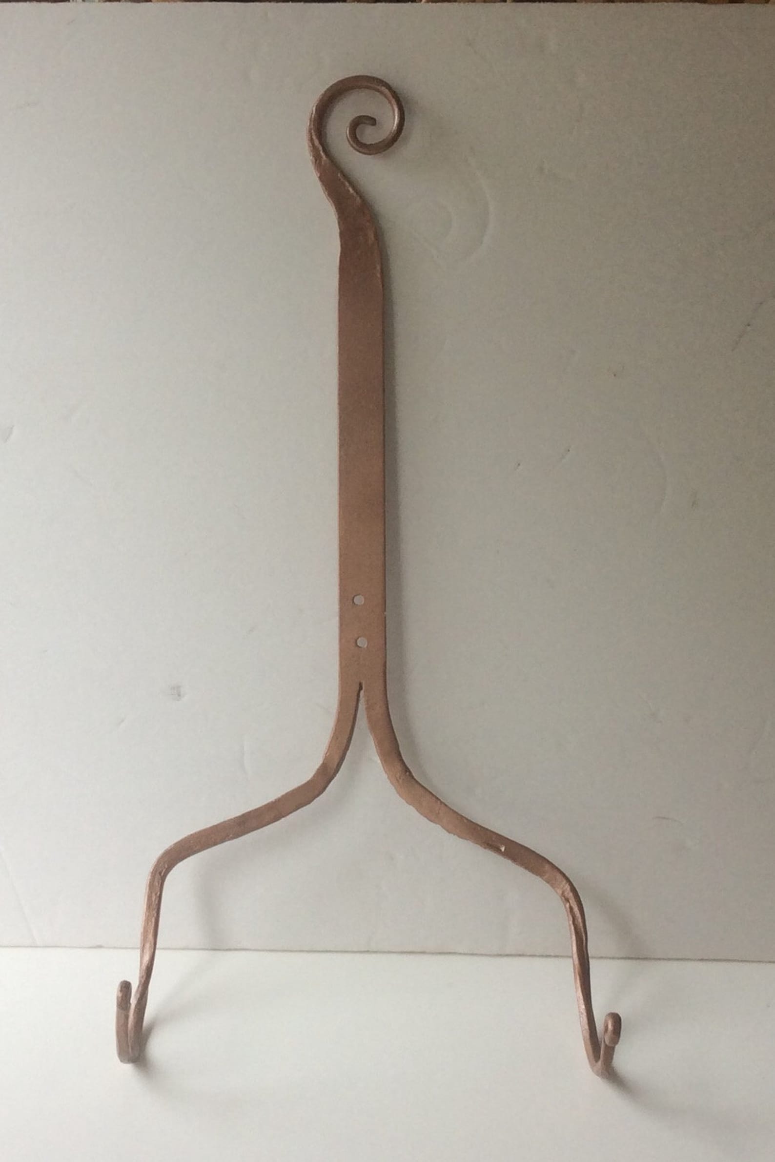 Wall Plate Holder Iron Black Copper Bronze Different Sizes Etsy