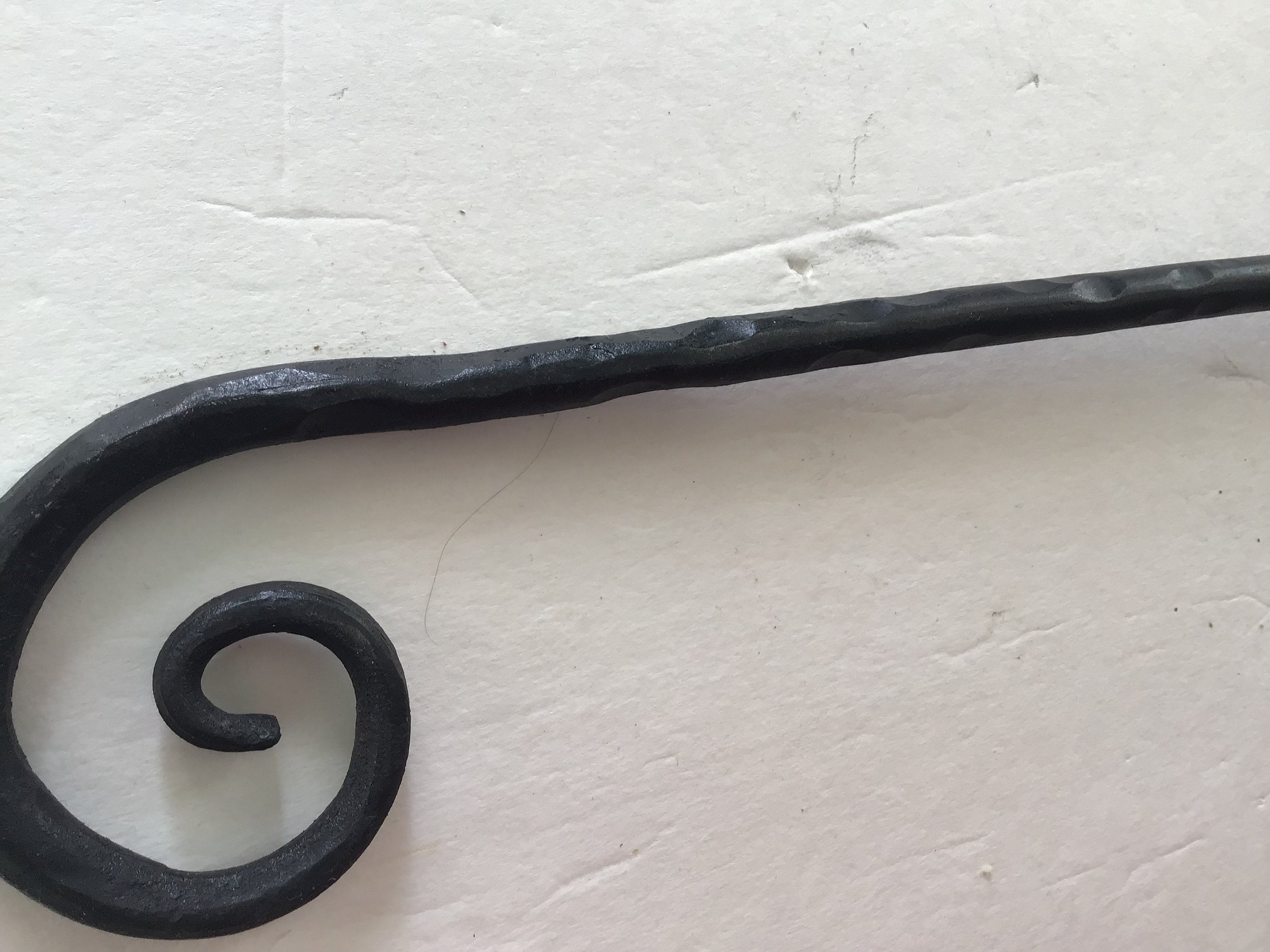 Scroll Handle Rods Scroll Curtain Rod Different Lengths Custom Sized Hand Forged Metal - Etsy