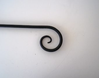 Rod Custom sizes Curtain rod black bronze wrought iron measurements plus scroll  custom sizes lightweight
