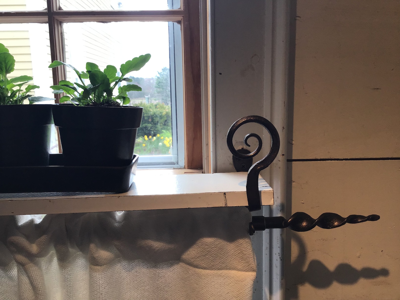 Shelf Brackets for Window Flower Pots Indoor Garden Curtain Etsy