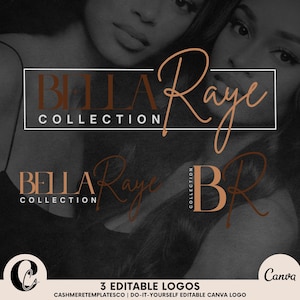 Hair Logo Design DIY Beauty Logo Template Hair Logo Lash Logo MUA Makeup Logo Nails Logo Logo Design Custom For Business Canva Logo Template